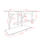 Gabinete De Vidro 90cm Iq Inox Com Cuba Oval - Rosa