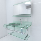 Gabinete de Vidro de 90 cm Incolor Absoluto Deckol