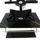 Gabinete De Vidro Inox Para Banheiro 60cm Retangular Mármore