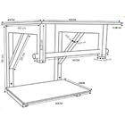 Gabinete De Vidro Para Banheiro 40cm Inox  Champanhe