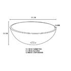 Gabinete De Vidro Para Banheiro 40cm Inox Amarelo Com Torneira