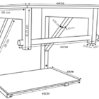 Gabinete De Vidro Para Banheiro 40cm Inox Vermelho Cereja