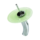 Gabinete De Vidro Para Banheiro 60cm Ac Cuba Quadrada Branco