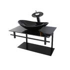 Gabinete De Vidro Para Banheiro 60cm Ap Slim Marmorizado Cor: