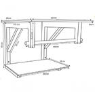 Gabinete De Vidro Para Banheiro 60cm Ap Slim Marmorizado Cor: