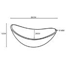 Gabinete De Vidro Para Banheiro 60cm Ap Slim Marmorizado Cor: