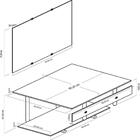 Gabinete De Vidro Para Banheiro 60cm It Inox Com Cuba Chapeu