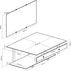 Gabinete De Vidro Para Banheiro 60cm It Inox Com Cuba Chapeu