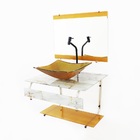 Gabinete De Vidro Para Banheiro 60cm It Inox Com Cuba Retangu