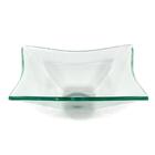 Gabinete De Vidro Para Banheiro Inox 60cm Cuba Quadrada Incol