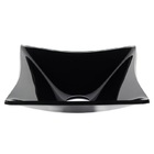 Gabinete De Vidro Para Banheiro Inox 60cm Cuba Quadrada Preto