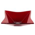 Gabinete De Vidro Para Banheiro Inox 60cm Cuba Quadrada Verme