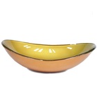 Gabinete De Vidro Para Banheiro Inox 70cm Cuba Oval Dourado R