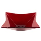 Gabinete De Vidro Para Banheiro Inox 70cm Cuba Quadrada Verme