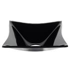 Gabinete De Vidro Para Banheiro Inox 90cm Cuba Quadrada Preto