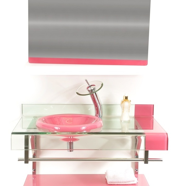 Gabinete De Vidro Para Banheiro Inox 90cm Curvado Duplo Com T