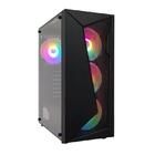 Gabinete Duex Gamer 305m Dx305m-rgb-fan C/ 3 Coolers Rgb