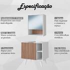 Gabinete E Armario Com Espelho Para Banheiro B95 Novam