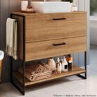 Gabinete E Cuba Banheiro Industrial 80 Cm Pt Gav 1028x94101 Pp