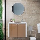 Gabinete Fenix Le Blanc 60cm Moderno Branco/bege