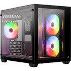 Gabinete Gamer Aerocool Dryft Preto Com 6 Fans Argb Lateral V