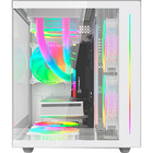 Gabinete Gamer Aquarius C3tech Mt-g810 Sem Fans Branco