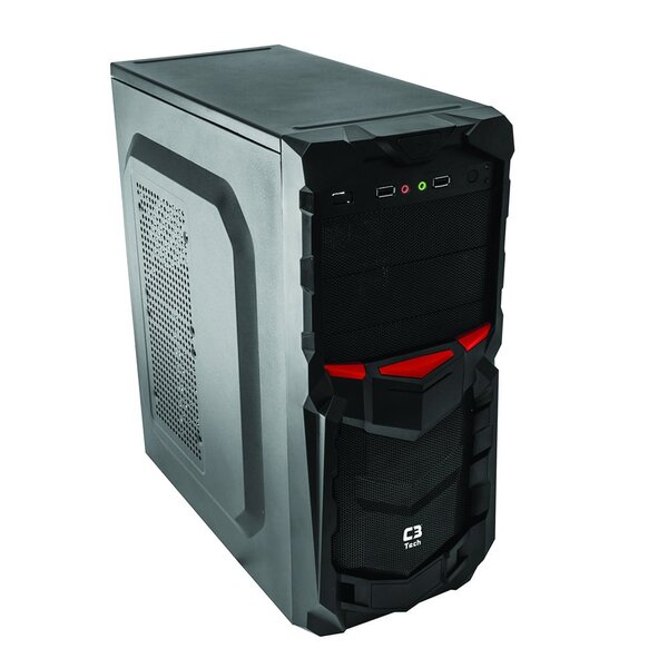 Gabinete Gamer C3tech Mt-g50 Bk Sem Fonte