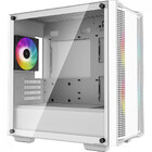 Gabinete Gamer Deepcool Cc360 Branco Vidro Temperado 3 Fans M