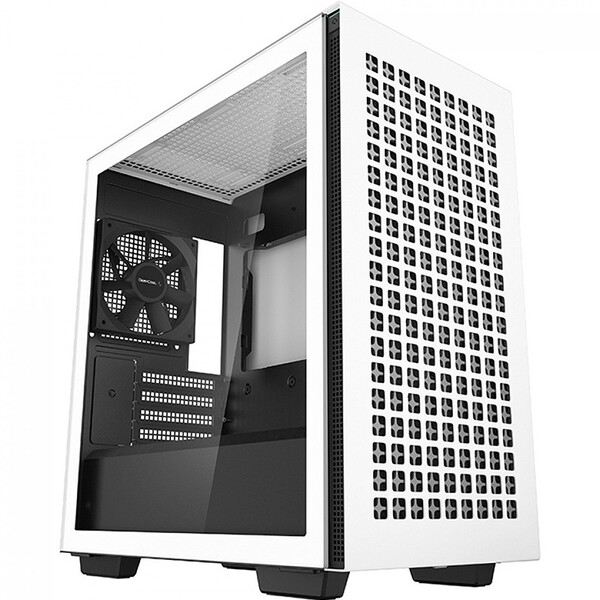 Gabinete Gamer Deepcool Ch370 Branco Vidro Temperado 1 Fan Mi