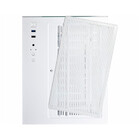 Gabinete Gamer K-mex Space Aqua Branco Vidro Temperado Mid To