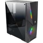 Gabinete Gamer Mid Tower Black Hawk Rgb Fortrek