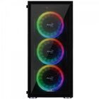 Gabinete Gamer Mid Tower Quartz Revo Rgb Preto Aerocool
