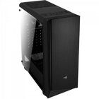 Gabinete Gamer Mid Tower Rgb Rift Preto Vidro Temperado Aeroc