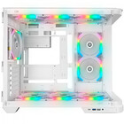 Gabinete Gamer Redragon Wideload Extreme Rgb Branco Vidro Cur