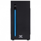 Gabinete Gamer Vx Gaming Australis Preto Frontal Com Fita Led