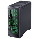 Gabinete Gamer Vx Gaming Lumia Com Lateral Acrilica Preto 3 X