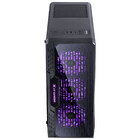 Gabinete Gamer Vx Gaming Lumia Com Lateral Acrilica Preto 3 X