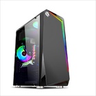 Gabinete Hayom Gamer Led Rgb Lateral Vidro Gb1712