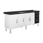 Gabinete Ideal Prime De Aço Para Cozinha C/ 3 Gavetas 1,80 -