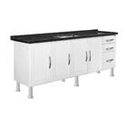 Gabinete Ideal Prime De Aço Para Cozinha C/ 3 Gavetas 1,80 -