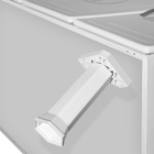 Gabinete Ideal Prime De Aço Para Cozinha C/ 3 Gavetas 2,00 -