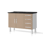 Gabinete Ideal Prime De Aço Para Cozinha C/ 4 Gavetas 1,20 -