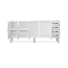 Gabinete Ideal Prime De Aço Para Cozinha C/ 4 Gavetas 2,00 -