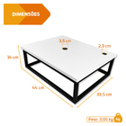 Gabinete Industrial para Banheiro com Tampo Mdf e Cuba de Apo