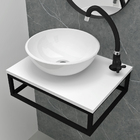 Gabinete Industrial para Banheiro com Tampo Mdf e Cuba de Apo