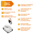 Gabinete Industrial Tampo Mdf com Cuba de Marmorite Redonda e