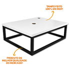 Gabinete Industrial Tampo Mdf com Cuba de Marmorite Redonda e