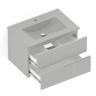 Gabinete Integrado 2 Gavetas 70x47cm Com Lavatório Elite Stone