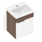 Gabinete Like Com 1 Porta 410x340 Com Lavatório Like Branco/m