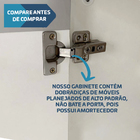 Gabinete Luxo Alto Padrão 100% Mdf Suspenso + Cuba De Apoio